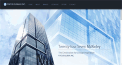 Desktop Screenshot of focusglobalinc.com